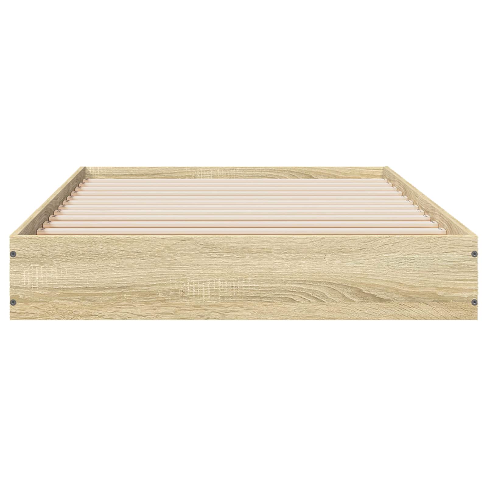 Κρεβάτι δαπέδου Sonoma Δρυς 80 x 200 cm Επεξεργασμένο Ξύλο - Pakobazaar