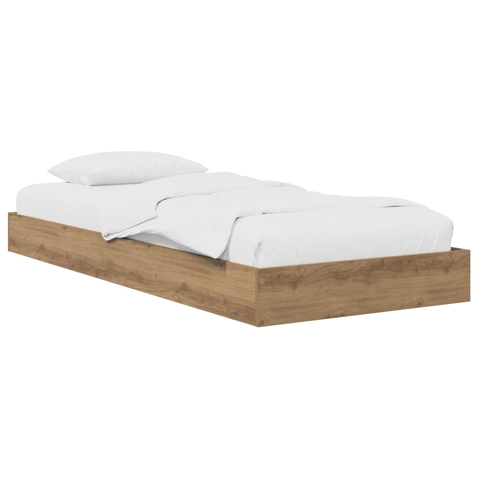 Κρεβάτι δαπέδου Artisan Δρυς 80 x 200 cm Επεξεργασμένο Ξύλο - Pakobazaar