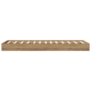 Κρεβάτι δαπέδου Artisan Δρυς 80 x 200 cm Επεξεργασμένο Ξύλο - Pakobazaar