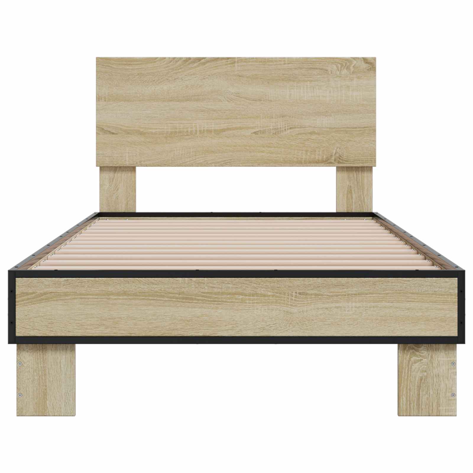 Κρεβάτι με Κεφαλάρι Sonoma Δρυς 80 x 200 cm Επεξεργασμένο Ξύλο - Pakobazaar