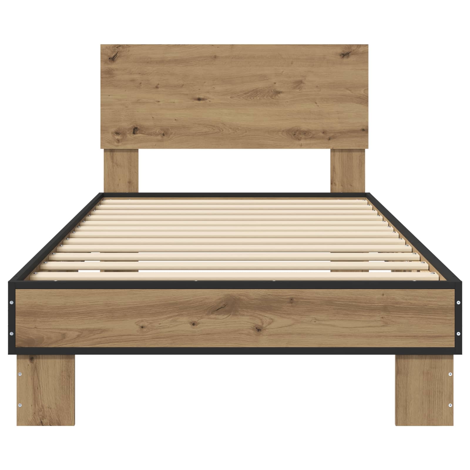 Κρεβάτι με Κεφαλάρι Artisan Δρυς 80 x 200 cm Επεξεργασμένο Ξύλο - Pakobazaar