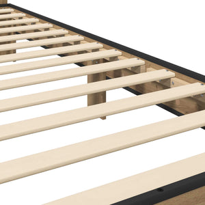 Κρεβάτι με Κεφαλάρι Artisan Δρυς 80 x 200 cm Επεξεργασμένο Ξύλο - Pakobazaar