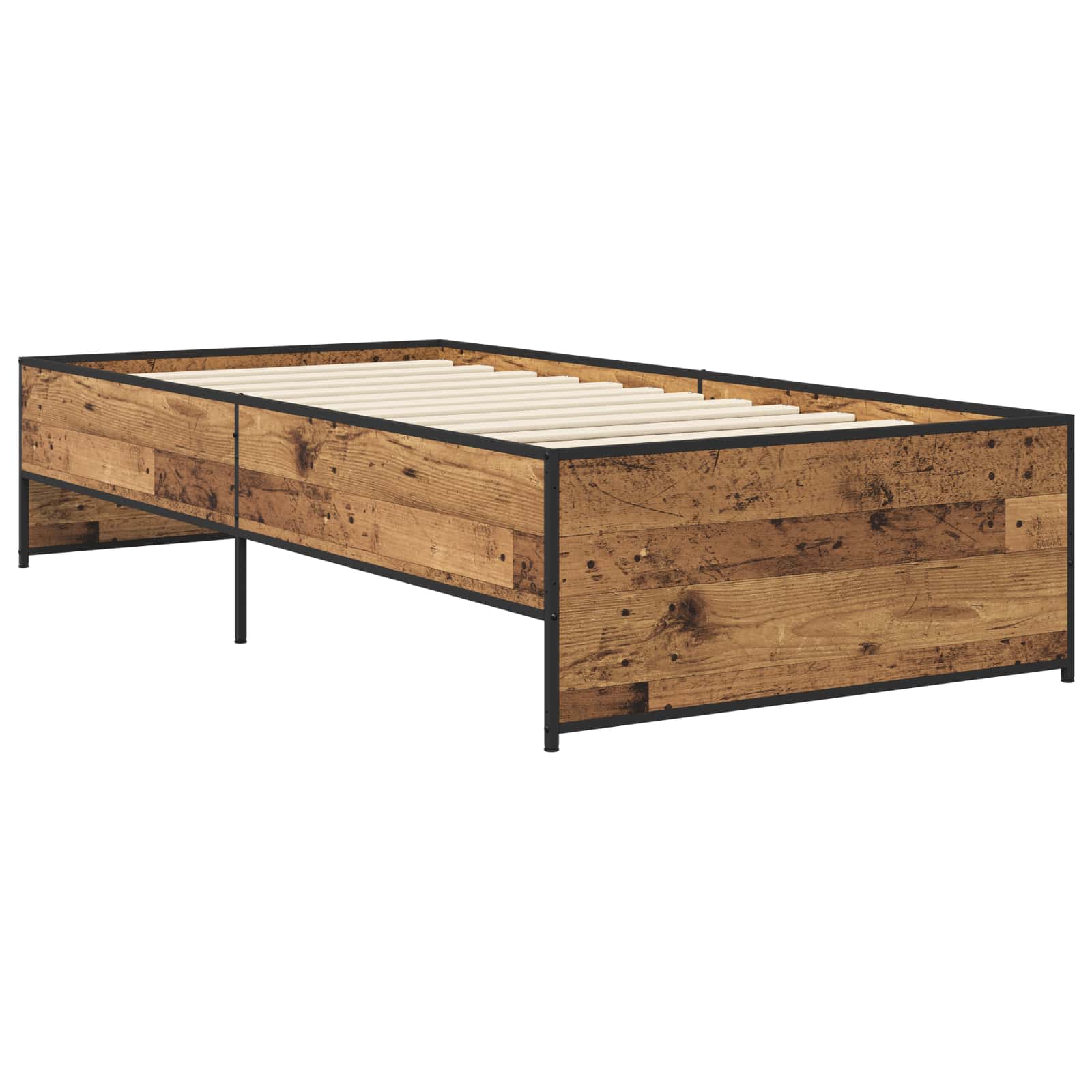 Σκελετός Κρεβατιού Παλαιωμένο ξύλο 80 x 200 cm - Pakobazaar