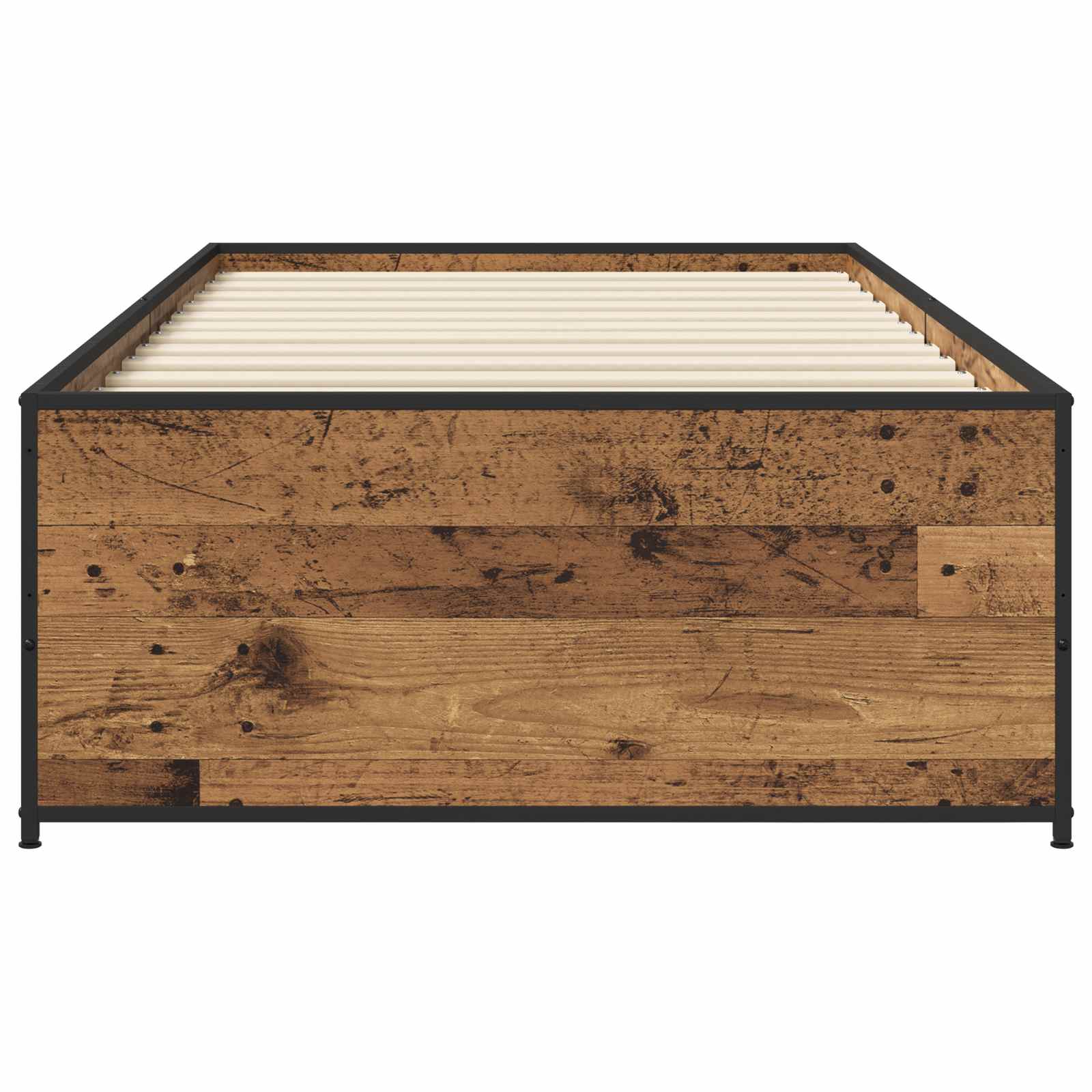 Σκελετός Κρεβατιού Παλαιωμένο ξύλο 80 x 200 cm - Pakobazaar