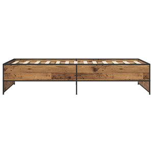 Σκελετός Κρεβατιού Παλαιωμένο ξύλο 80 x 200 cm - Pakobazaar