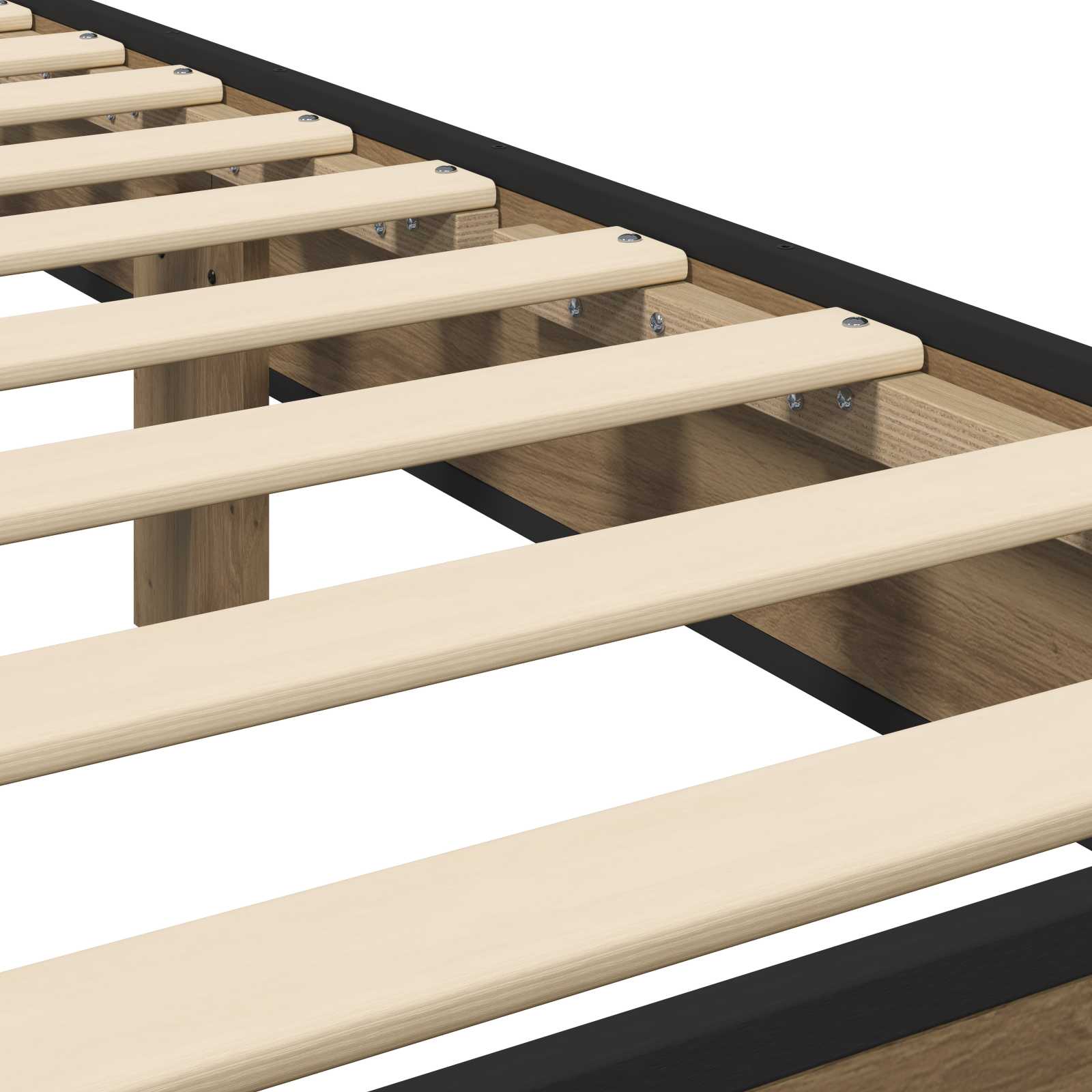 Κρεβάτι με Κεφαλάρι Artisan Δρυς 80 x 200 cm Επεξεργασμένο Ξύλο - Pakobazaar