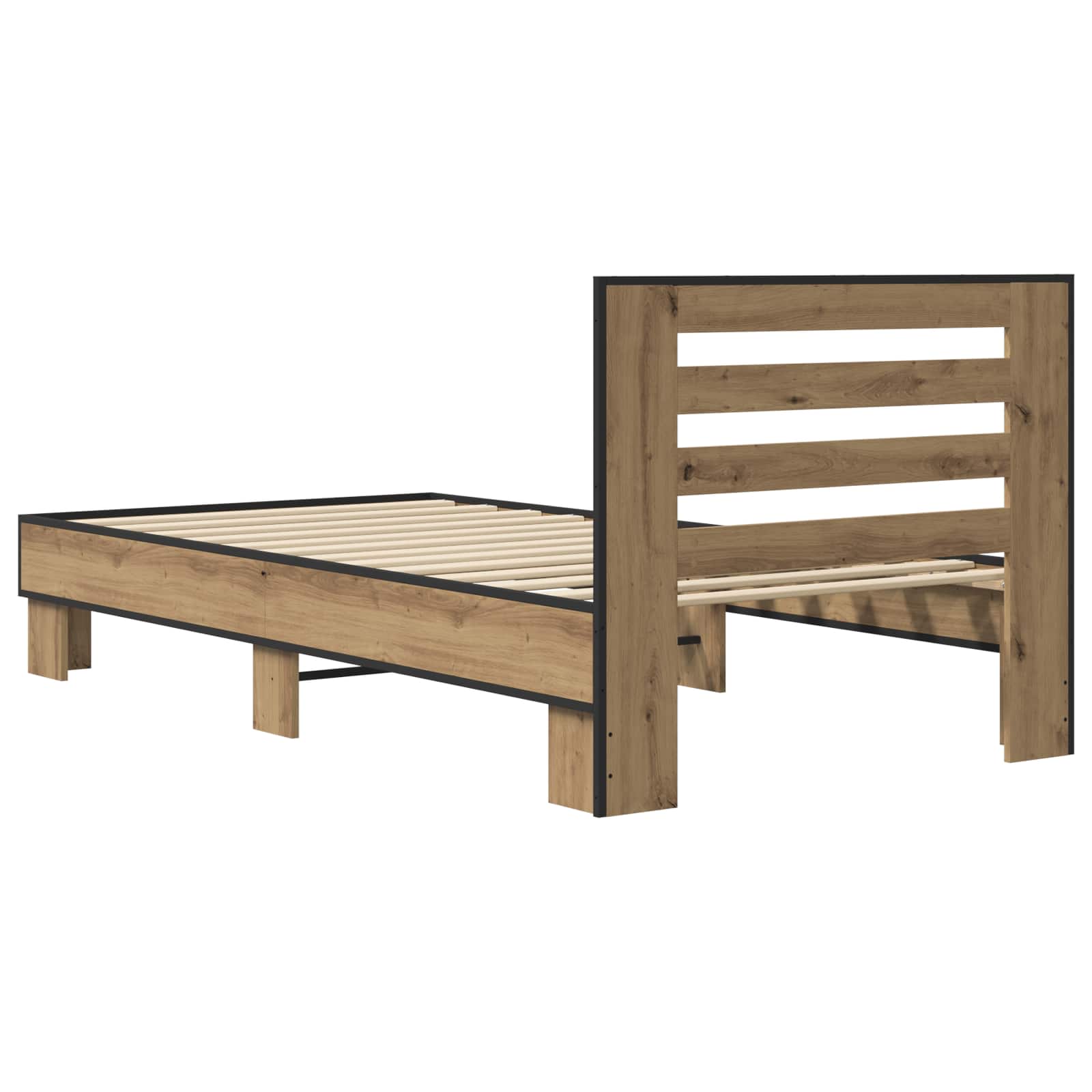 Κρεβάτι με Κεφαλάρι Artisan Δρυς 80 x 200 cm Επεξεργασμένο Ξύλο - Pakobazaar