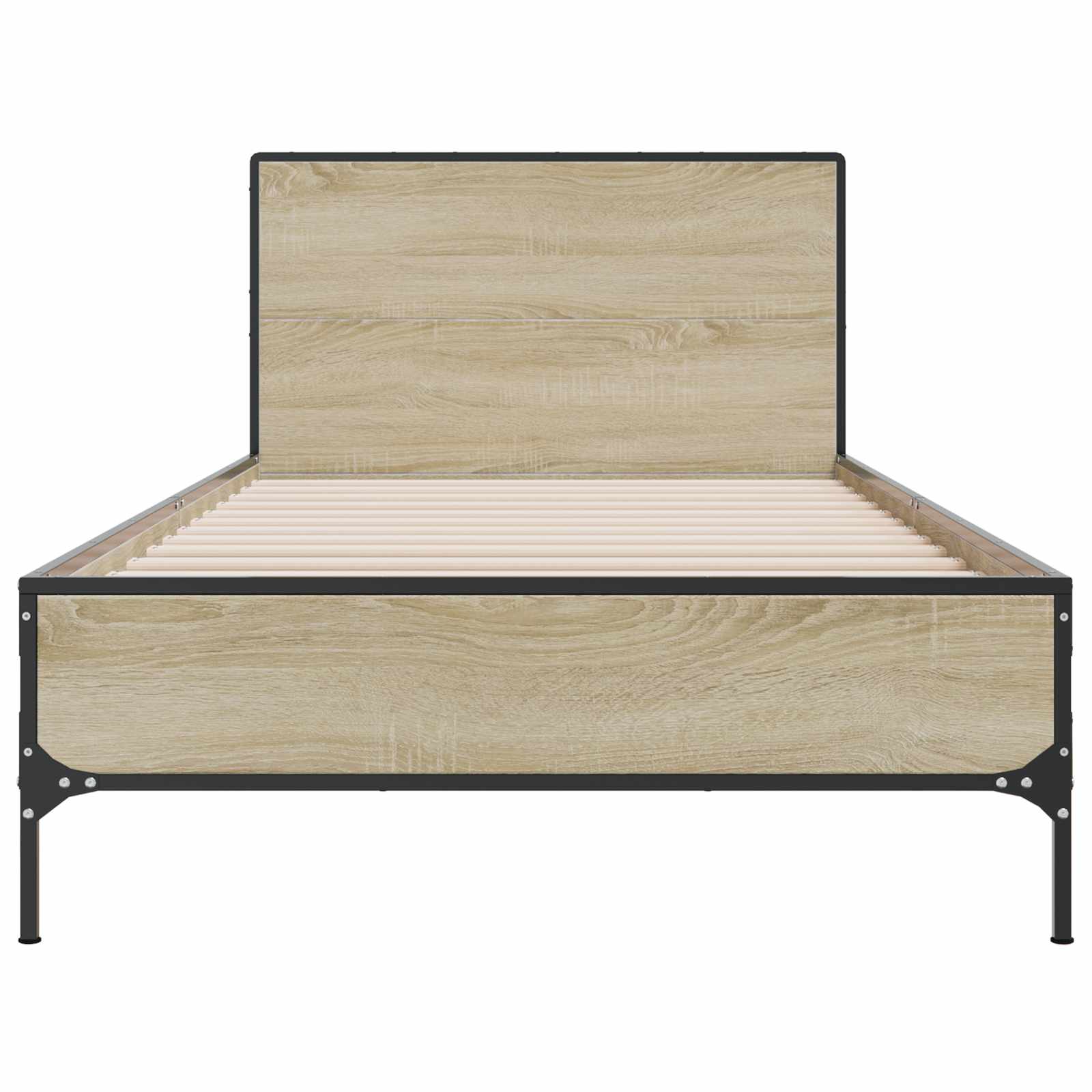 Κρεβάτι με Κεφαλάρι Sonoma Δρυς 80 x 200 cm Επεξεργασμένο Ξύλο - Pakobazaar