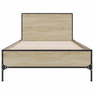 Κρεβάτι με Κεφαλάρι Sonoma Δρυς 80 x 200 cm Επεξεργασμένο Ξύλο - Pakobazaar