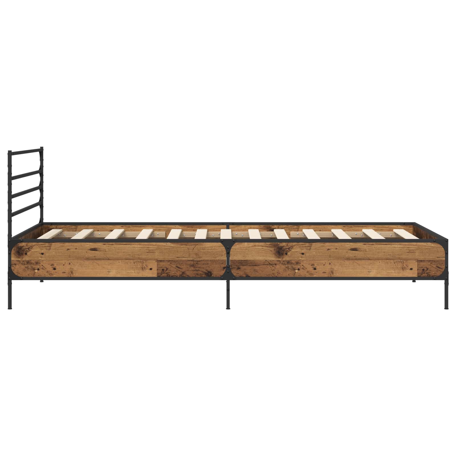 Σκελετός Κρεβατιού Παλαιωμένο ξύλο 80 x 200 cm - Pakobazaar
