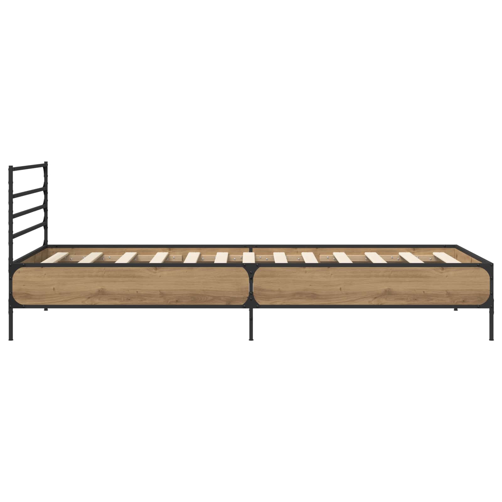 Σκελετός Κρεβατιού Artisian Δρυς 80 x 200 cm Επεξεργασμένο Ξύλο - Pakobazaar