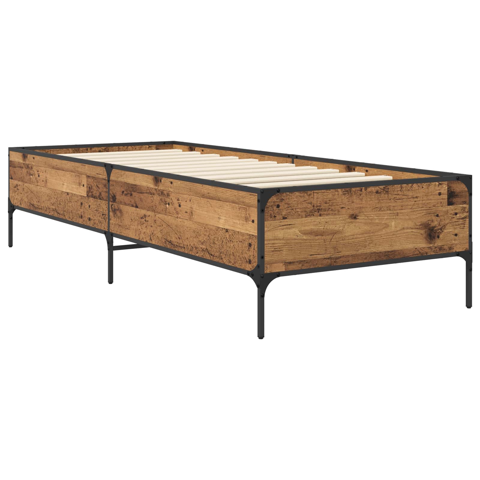 Σκελετός Κρεβατιού Παλαιωμένο ξύλο 80 x 200 cm - Pakobazaar