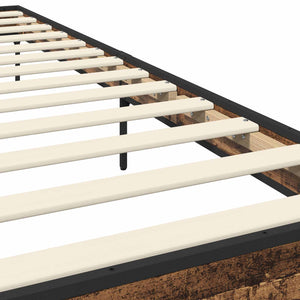 Σκελετός Κρεβατιού Παλαιωμένο ξύλο 80 x 200 cm - Pakobazaar