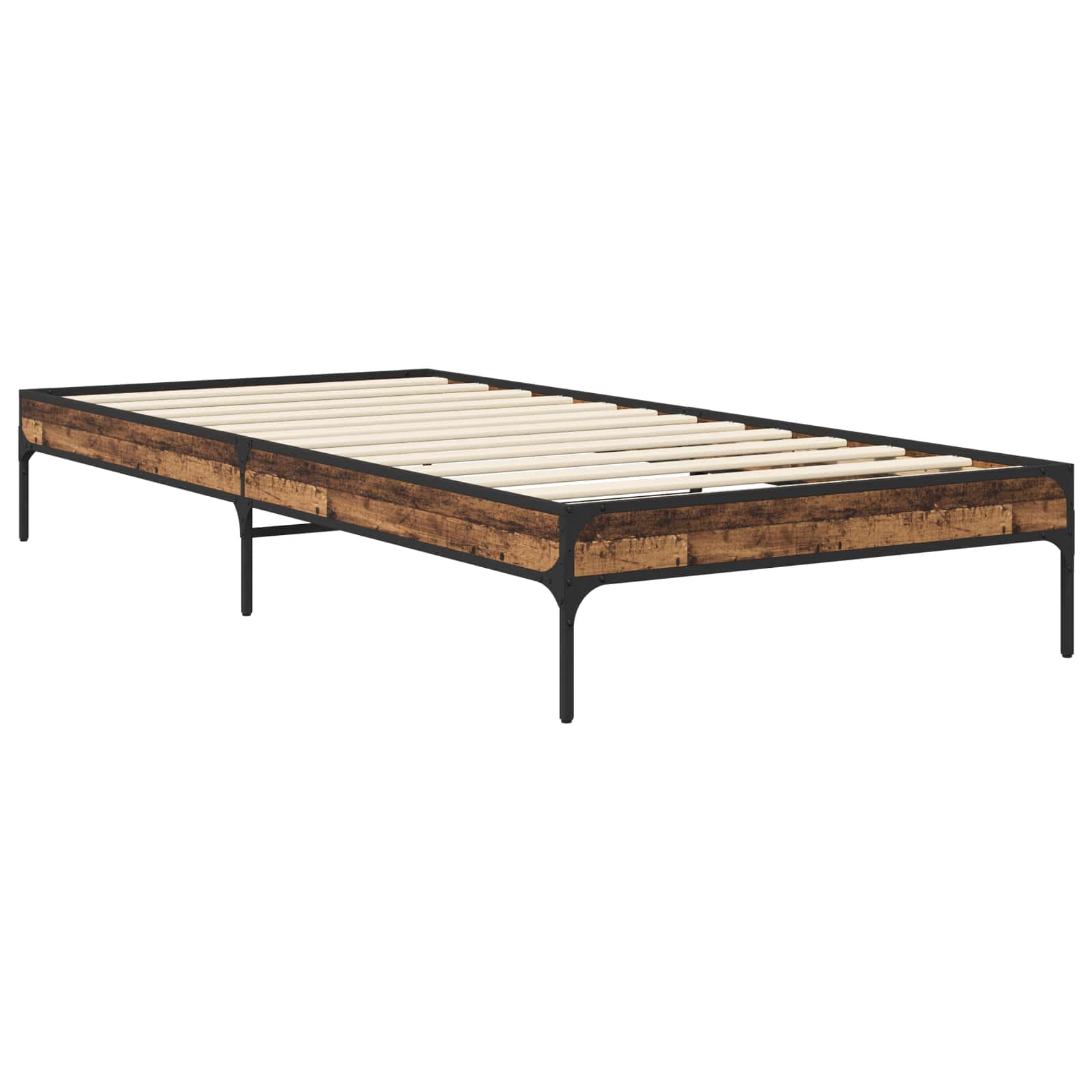Σκελετός Κρεβατιού Παλαιωμένο ξύλο 80 x 200 cm - Pakobazaar