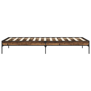 Σκελετός Κρεβατιού Παλαιωμένο ξύλο 80 x 200 cm - Pakobazaar