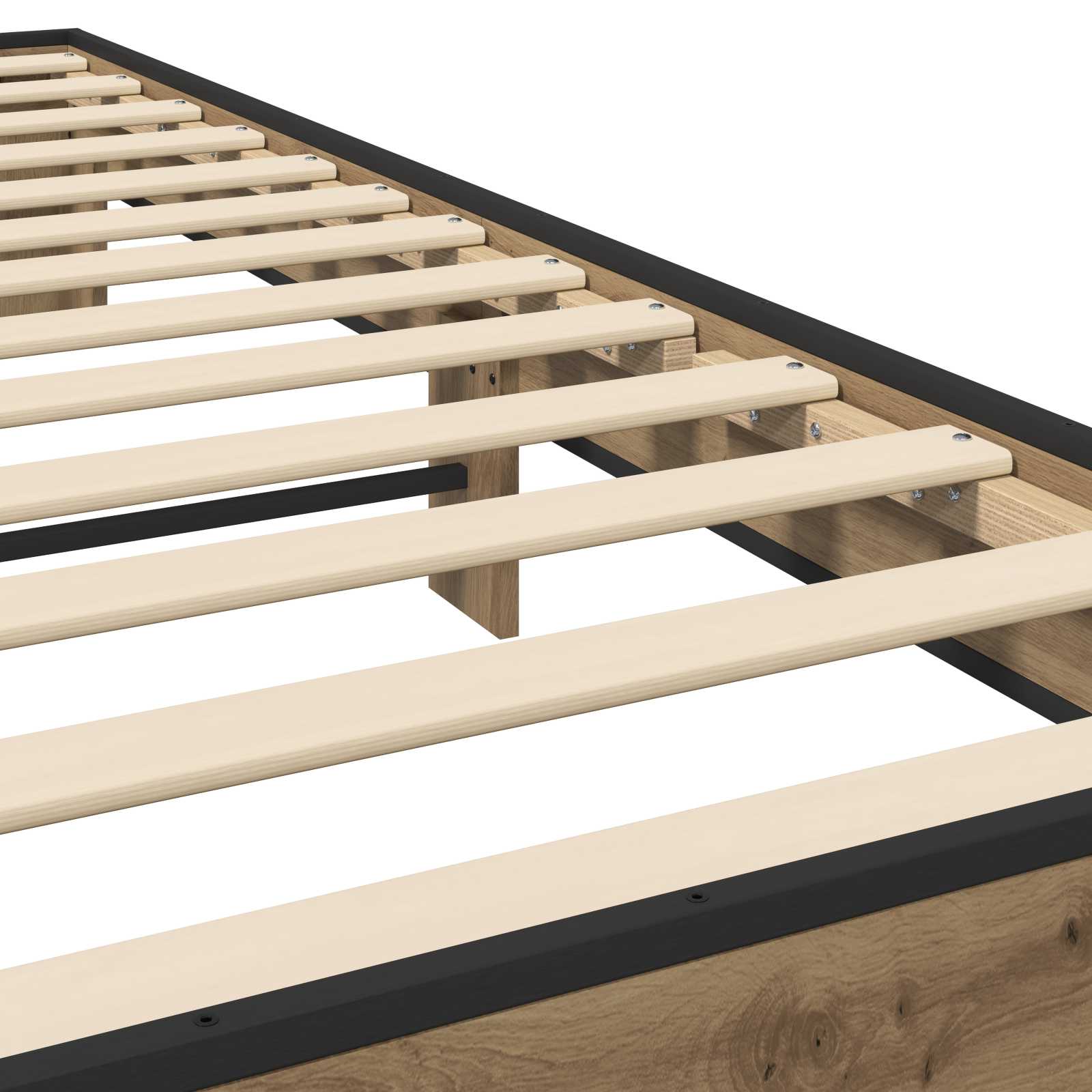 Σκελετός Κρεβατιού Artisan Δρυς 80 x 200 cm Επεξεργασμένο Ξύλο - Pakobazaar