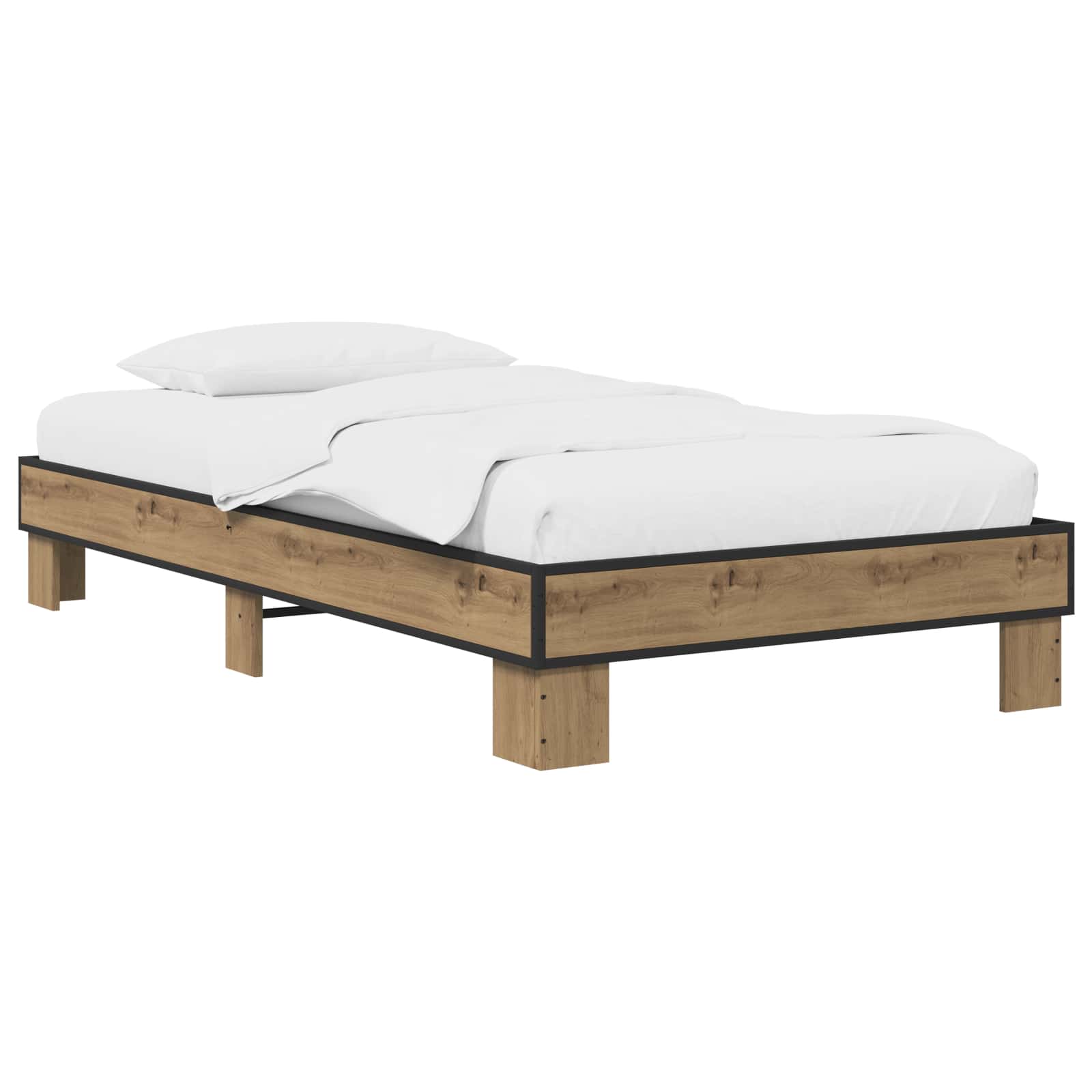 Σκελετός Κρεβατιού Artisan Δρυς 80 x 200 cm Επεξεργασμένο Ξύλο - Pakobazaar