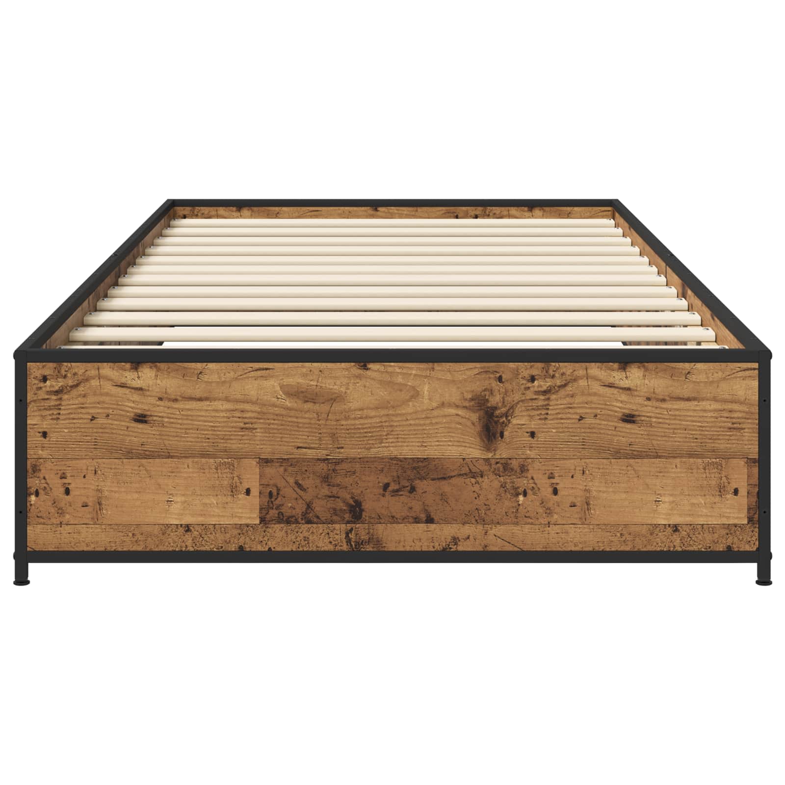 Σκελετός Κρεβατιού Παλαιωμένο ξύλο 80 x 200 cm - Pakobazaar
