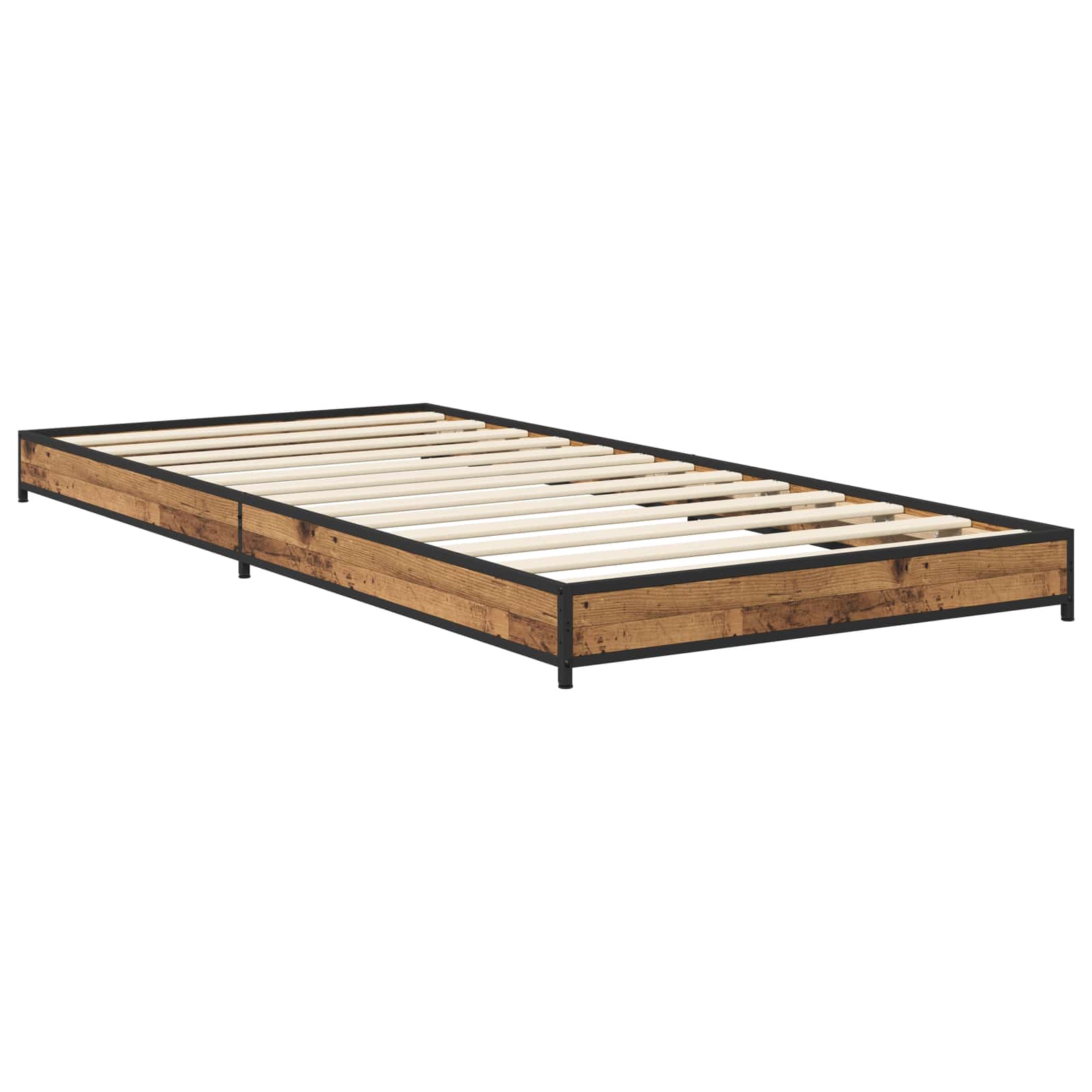 Σκελετός Κρεβατιού Παλαιωμένο ξύλο 80 x 200 cm - Pakobazaar