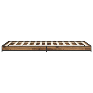 Σκελετός Κρεβατιού Παλαιωμένο ξύλο 80 x 200 cm - Pakobazaar