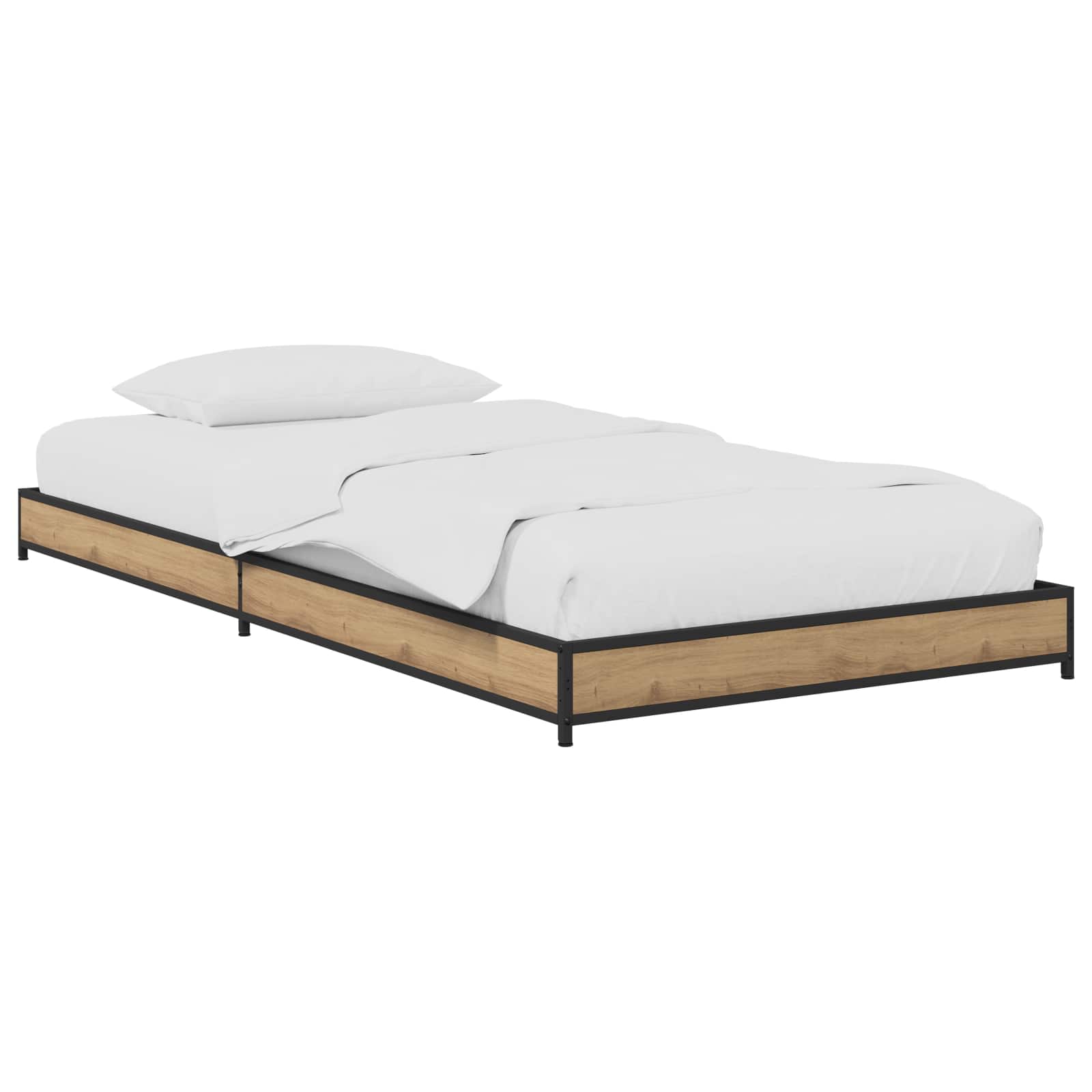 Σκελετός Κρεβατιού Artisan Δρυς 80 x 200 cm Επεξεργασμένο Ξύλο - Pakobazaar
