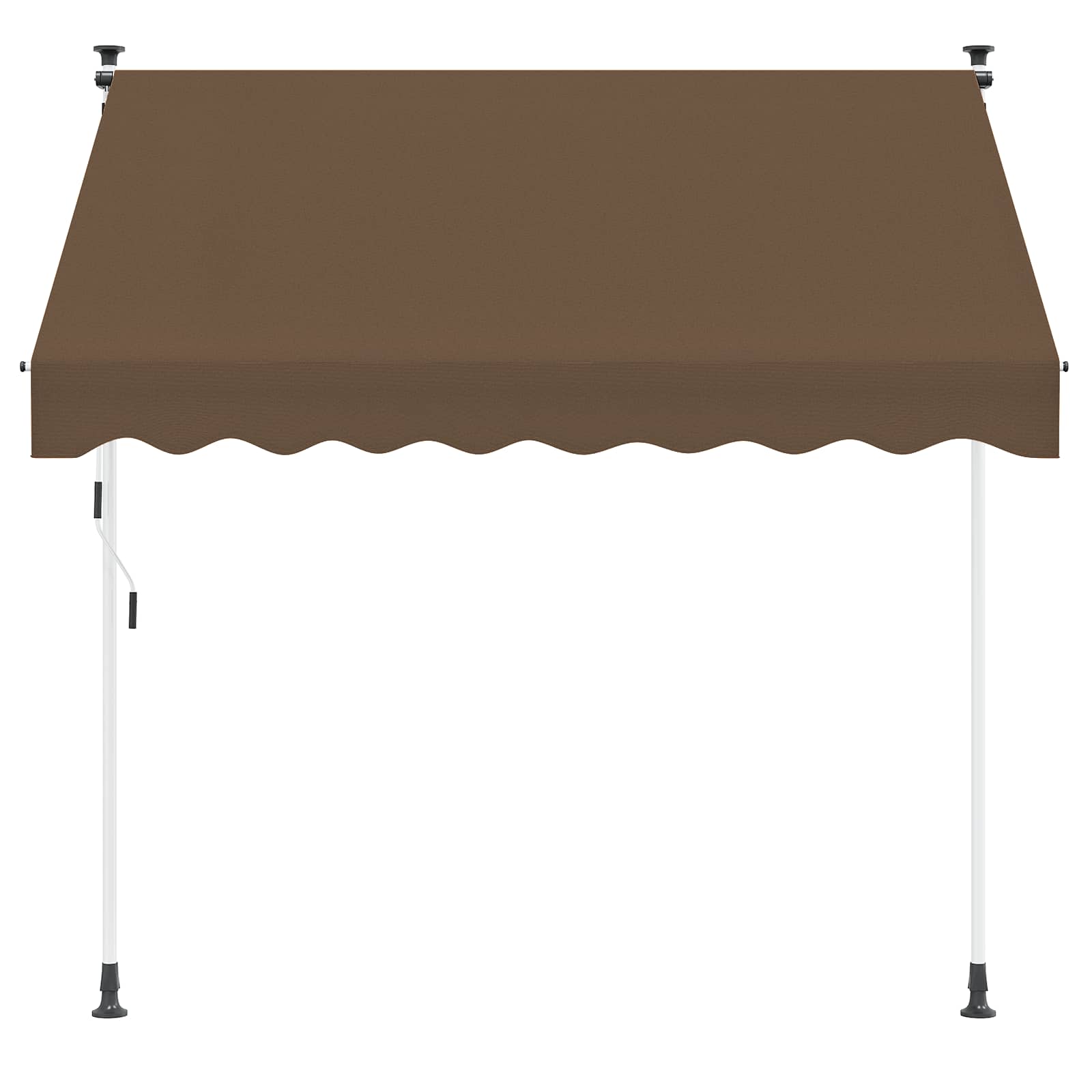 Χειροκίνητη Ανακλινόμενη Σκίαση Taupe 400 cm - Pakobazaar