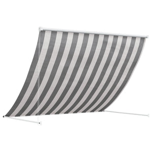 Αντιανεμικό Γκρι και Λευκό 200 x 150 cm - Pakobazaar
