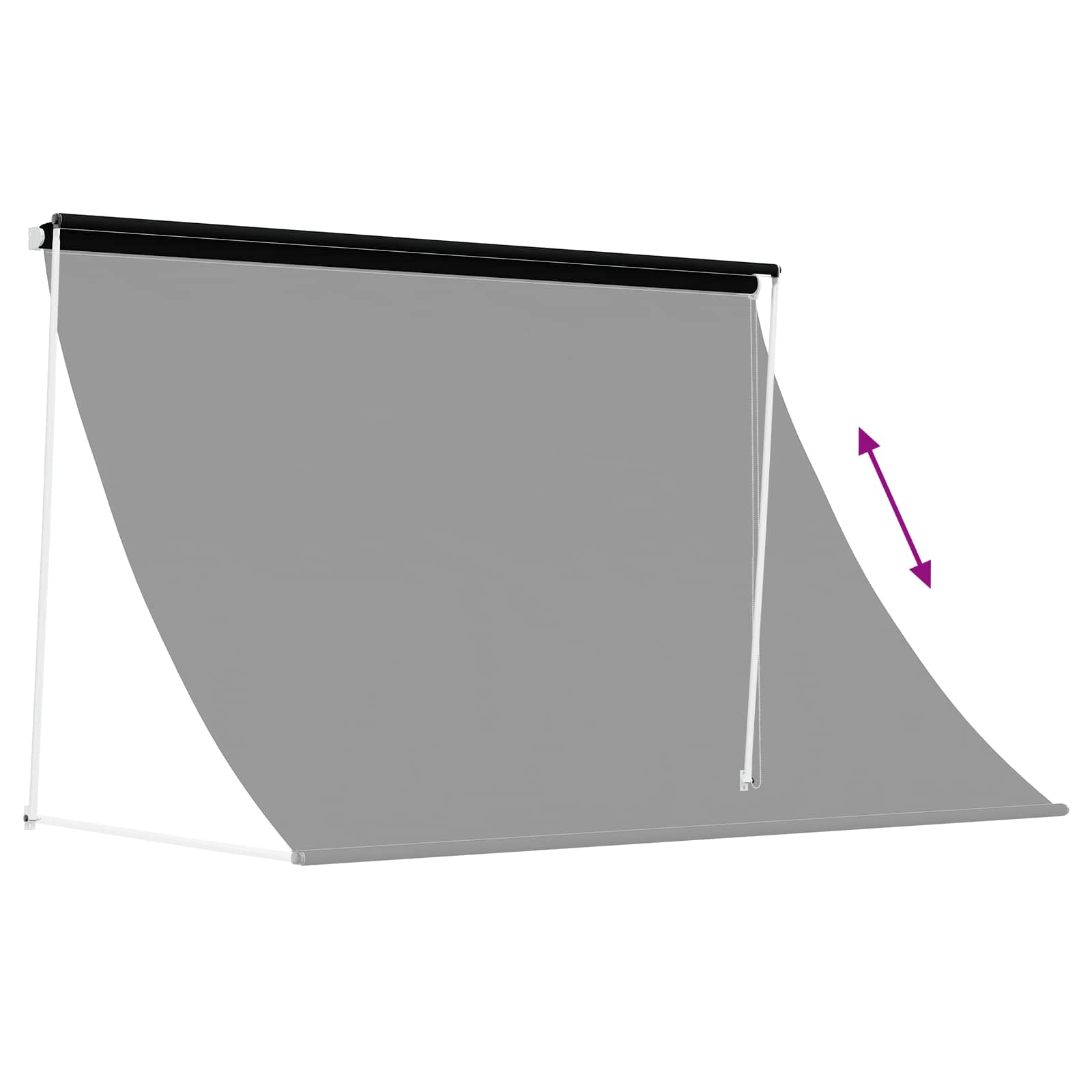 Αντιανεμικό Μαύρο 150 x 150 cm - Pakobazaar