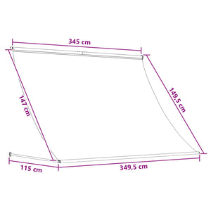 Αντιανεμικό Μαύρο 350 x 150 cm - Pakobazaar