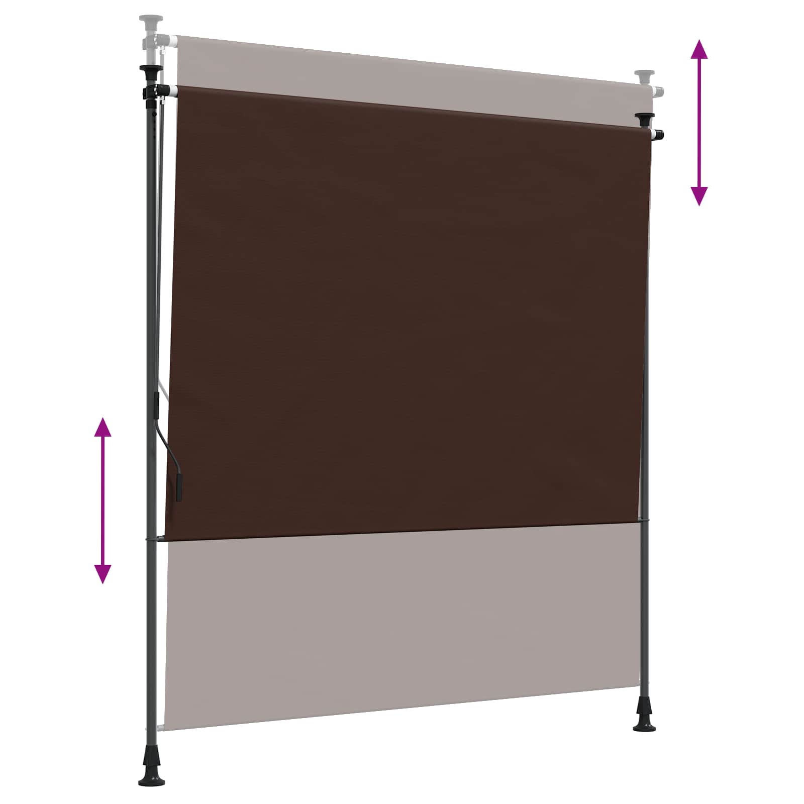 Εξωτερικό ρολό Καφέ 100 x 270 cm - Pakobazaar