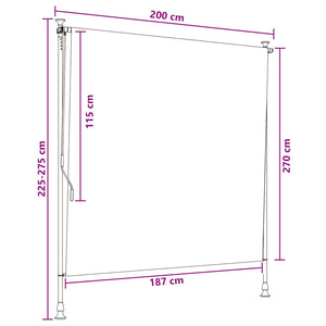 Εξωτερικό ρολό Καφέ 200 x 270 cm - Pakobazaar