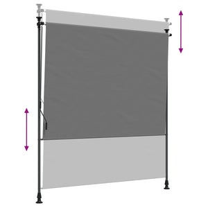 Εξωτερικό ρολό Ανοιχτό γκρι 200 x 270 cm - Pakobazaar