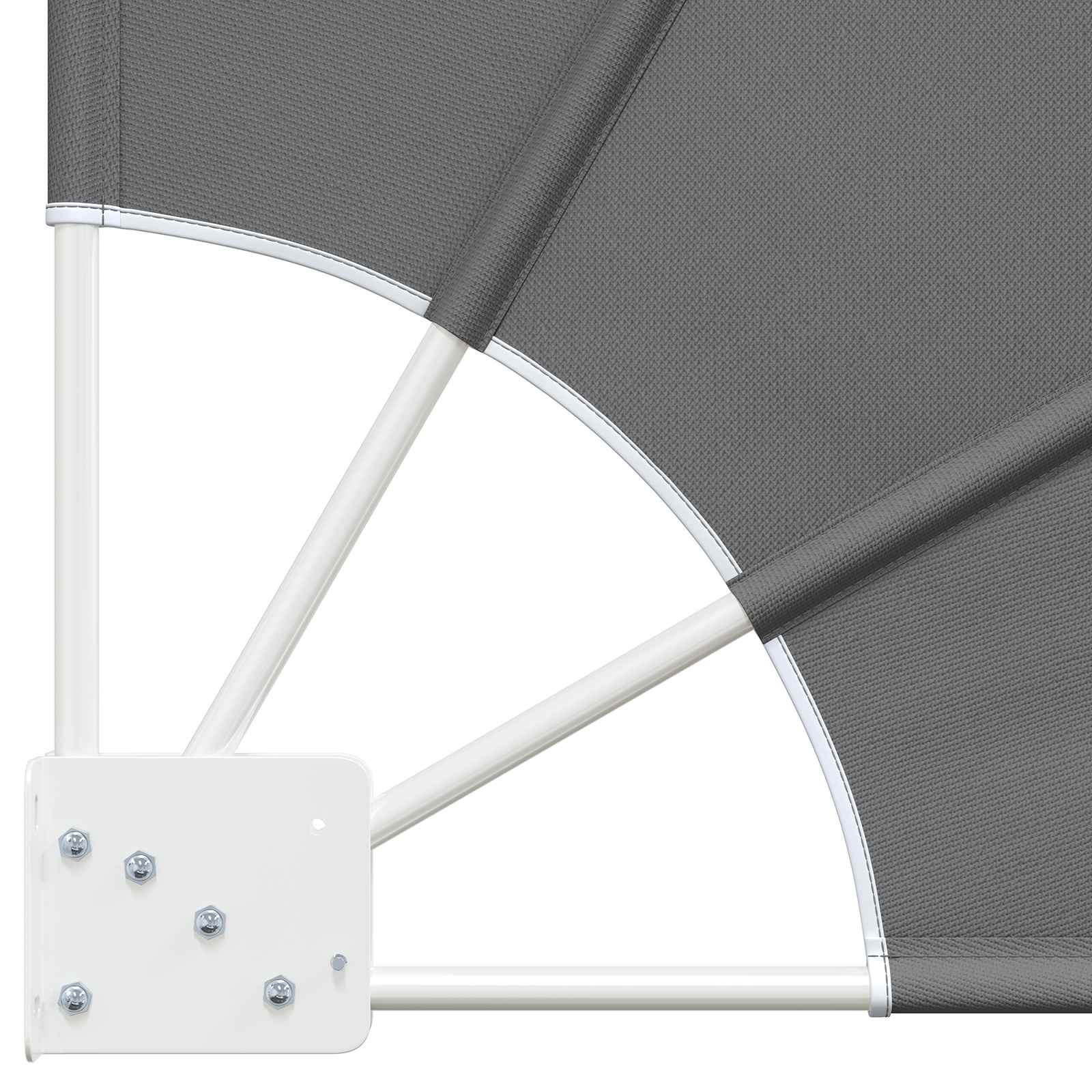 Αδιάφανο σκίαστρο μπαλκονιού 140 x 140 cm Πολυεστέρας - Pakobazaar