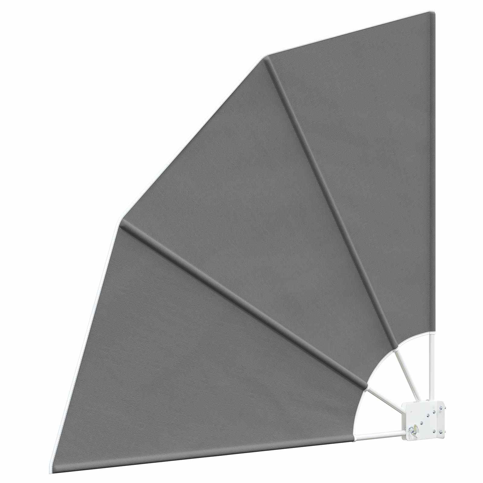 Αδιάφανο σκίαστρο μπαλκονιού 140 x 140 cm Πολυεστέρας - Pakobazaar