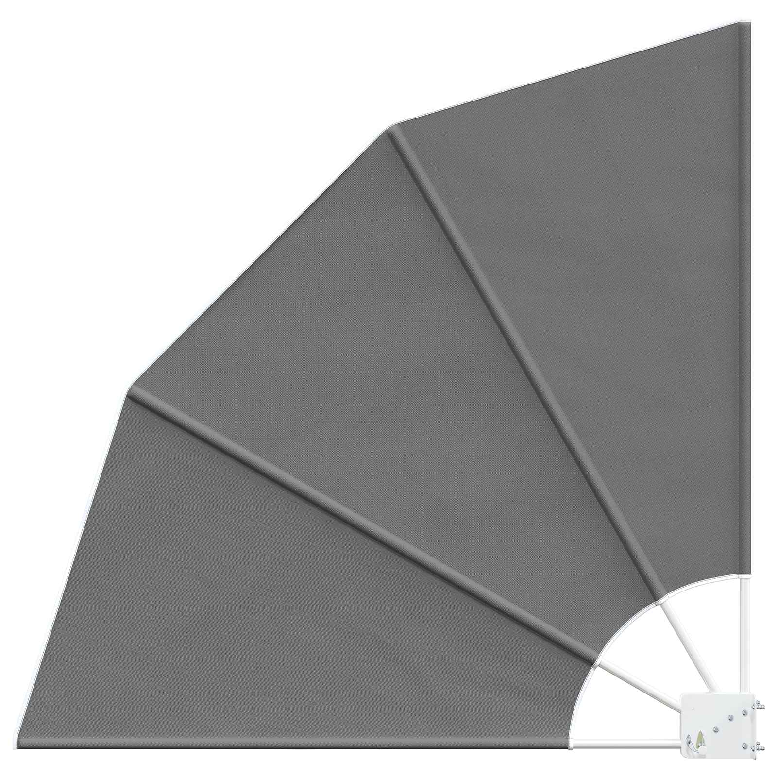 Αδιάφανο σκίαστρο μπαλκονιού 140 x 140 cm Πολυεστέρας - Pakobazaar