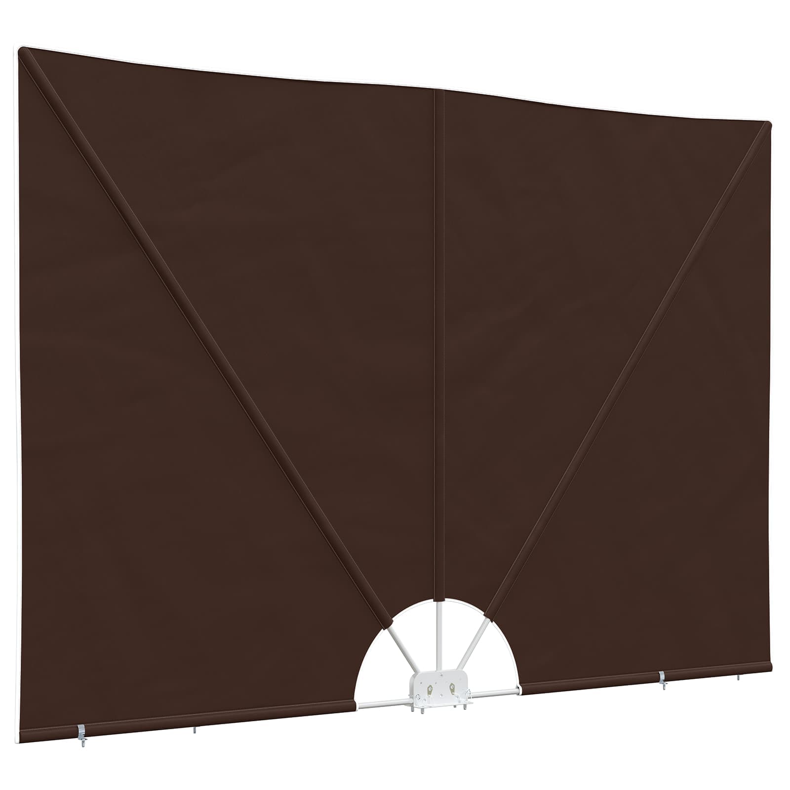 Αδιάφανο σκίαστρο μπαλκονιού 240 x 160 εκ Πολυεστέρας - Pakobazaar