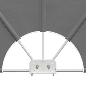 Αδιάφανο σκίαστρο μπαλκονιού 200 x 300 cm Πολυεστέρας - Pakobazaar