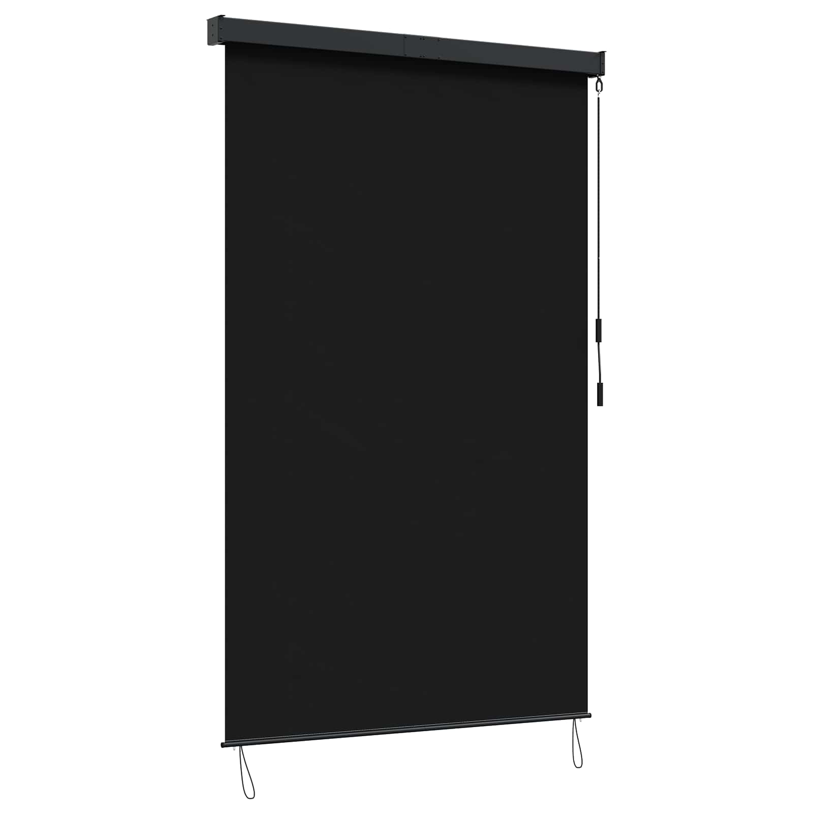 Ρόλερ Μαύρο 100 x 250 cm Ύφασμα και Αλουμίνιο - Pakobazaar