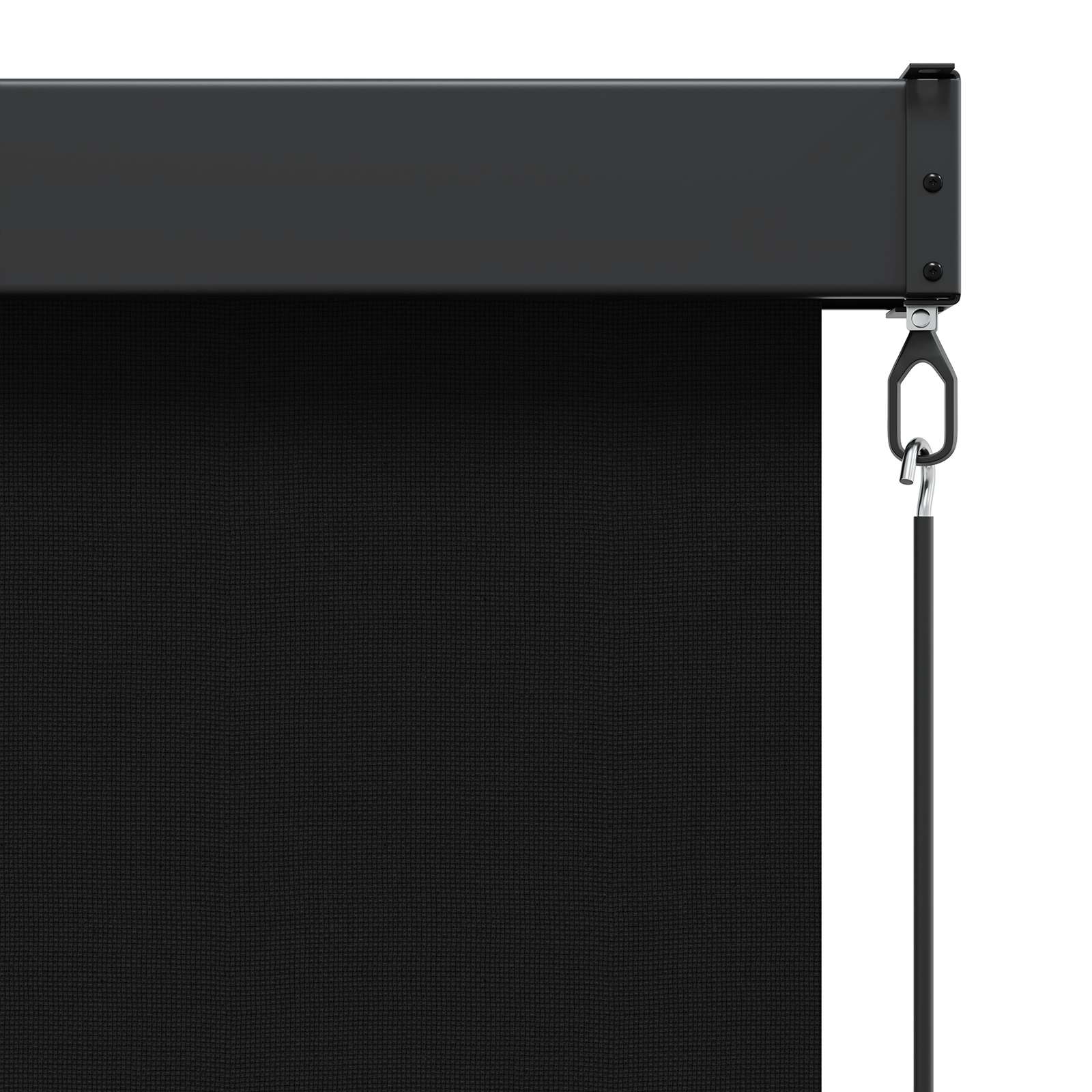 Ρόλερ Μαύρο 140 x 250 cm Ύφασμα και Αλουμίνιο - Pakobazaar