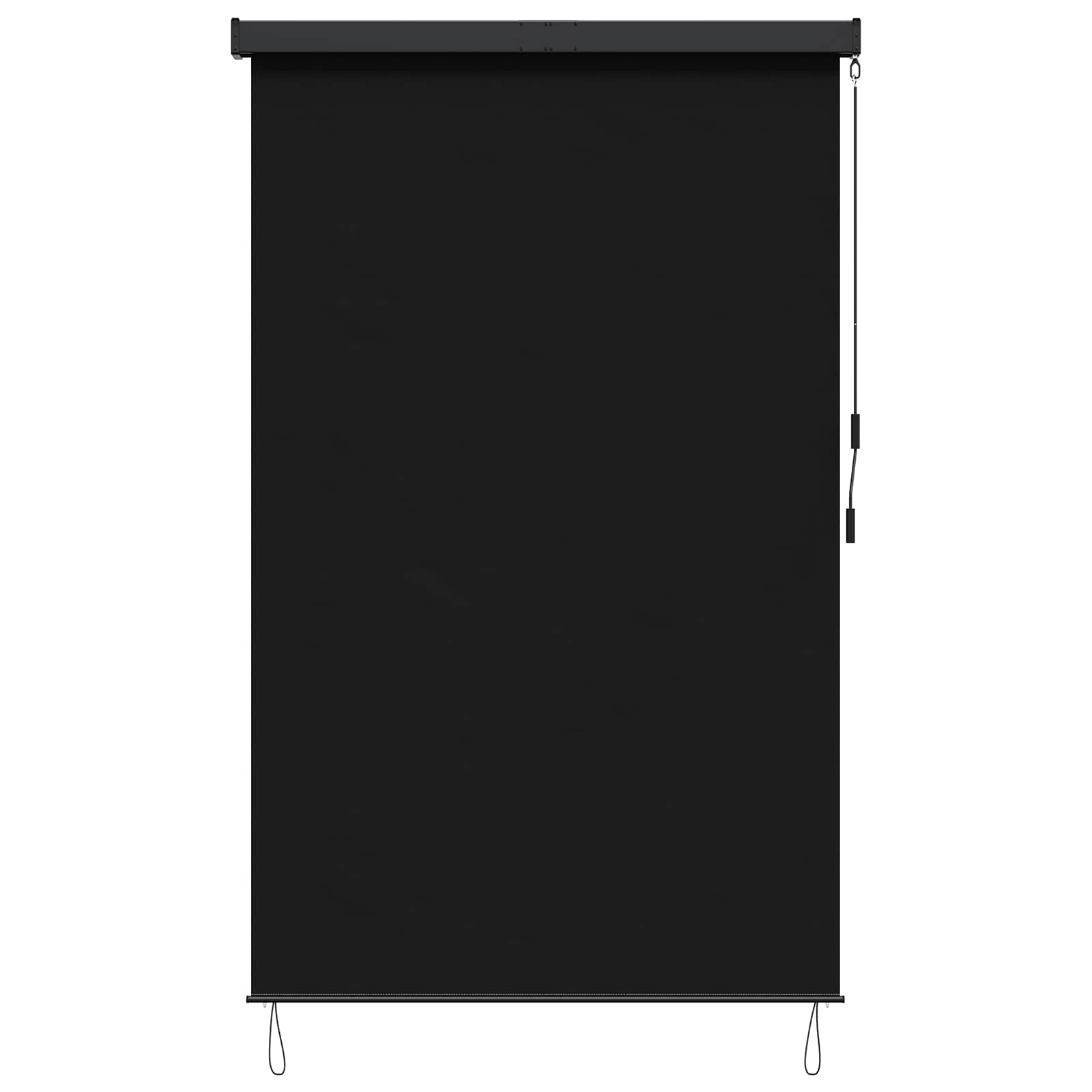 Ρόλερ Μαύρο 140 x 250 cm Ύφασμα και Αλουμίνιο - Pakobazaar