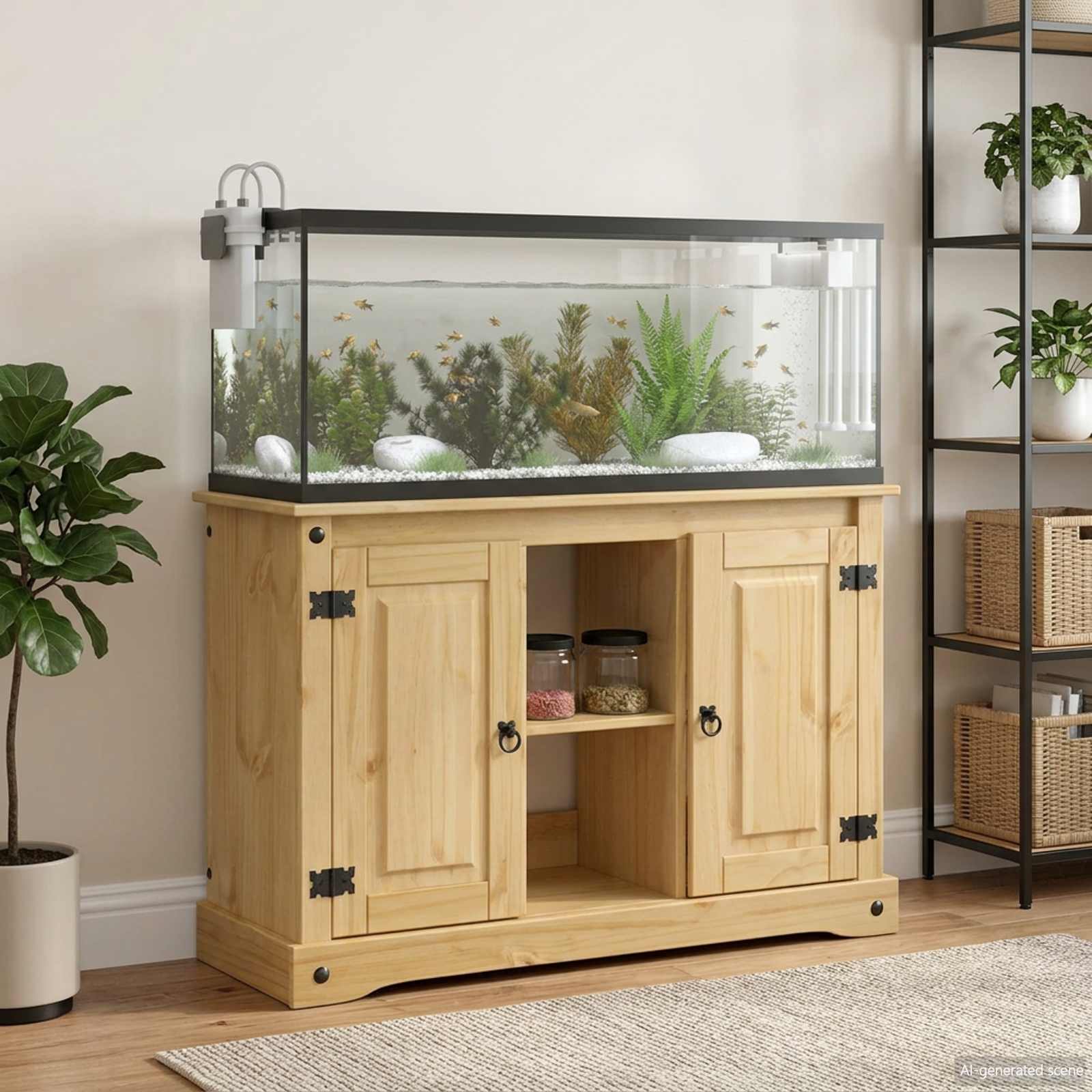 Βάση ενυδρείου CORONA Καφέ 101,5 x 37 x 73 εκ. 300 κιλά - Pakobazaar