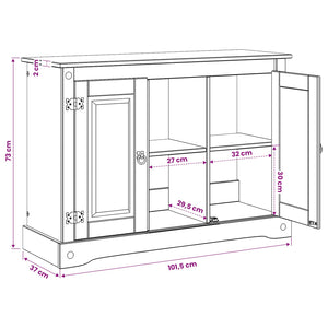 Βάση ενυδρείου CORONA Λευκό και Καφέ 101,5 x 37 x 73 εκ. - Pakobazaar