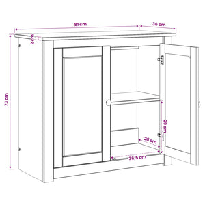 Βάση ενυδρείου PANAMA Λευκό και Καφέ 81 x 36 x 73 cm 250 kg - Pakobazaar