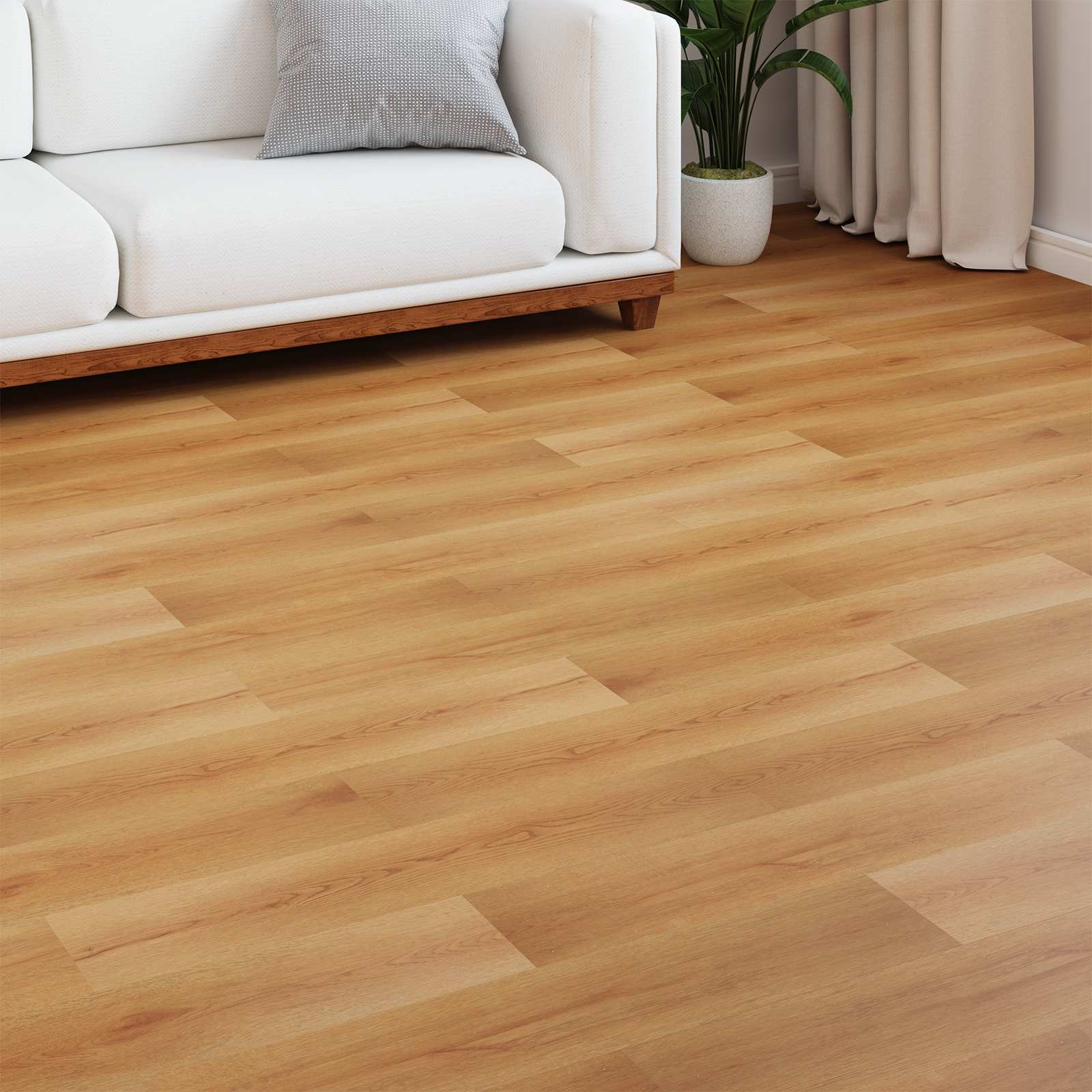 Παρκέ δάπεδο 5 pcs Ανοιχτό μπεζ. 101 x 20 x 0,8 εκ - Pakobazaar