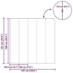 Παρκέ δάπεδο 5 pcs Ηλικιωμένο Γκρι 101 x 20 x 0,8 εκ - Pakobazaar