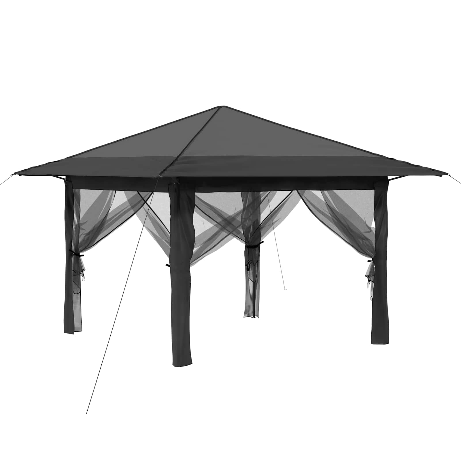 Κιόσκι με 4 Πλαϊνές Τοίχους 3,3 x 3,3 μ - Pakobazaar
