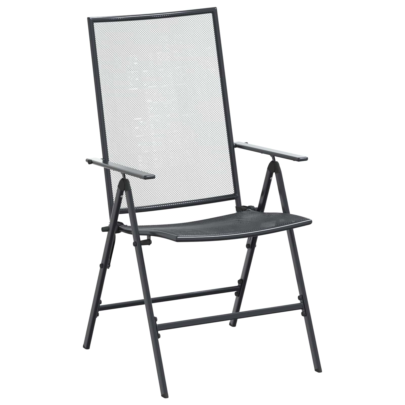 Σέτ φαγητού για κήπο 9 pcs Ανθρακί 212 x 90 x 76 εκ. - Pakobazaar