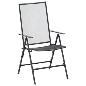 Σέτ φαγητού για κήπο 9 pcs Ανθρακί 212 x 90 x 76 εκ. - Pakobazaar