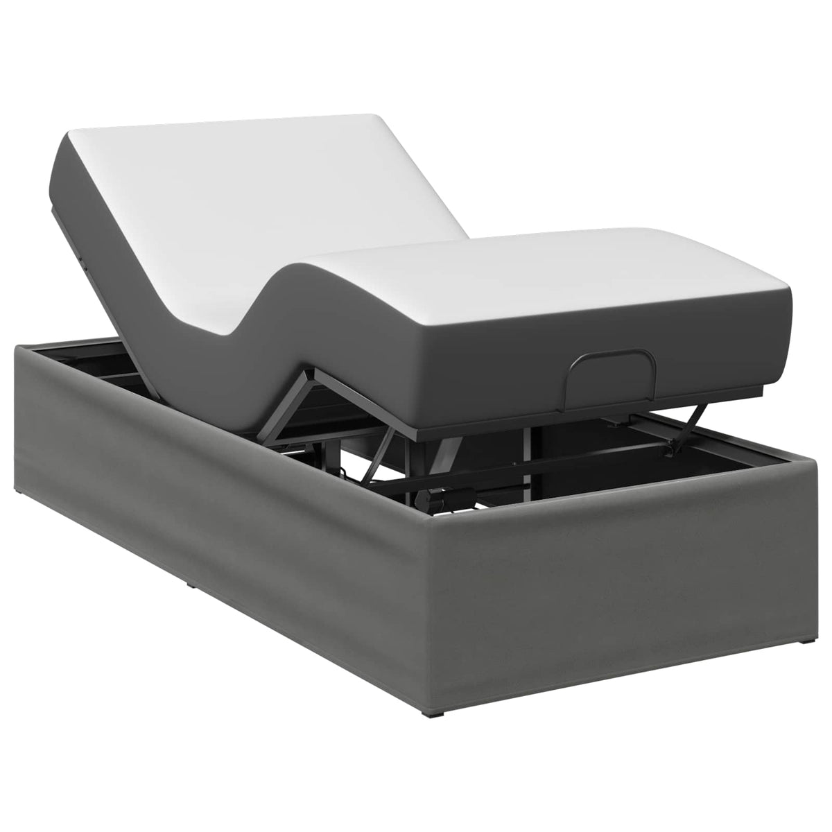 Ηλεκτρικό Ρυθμιζόμενο Στήριγμα Κρεβατιού Σκούρο Γκρι