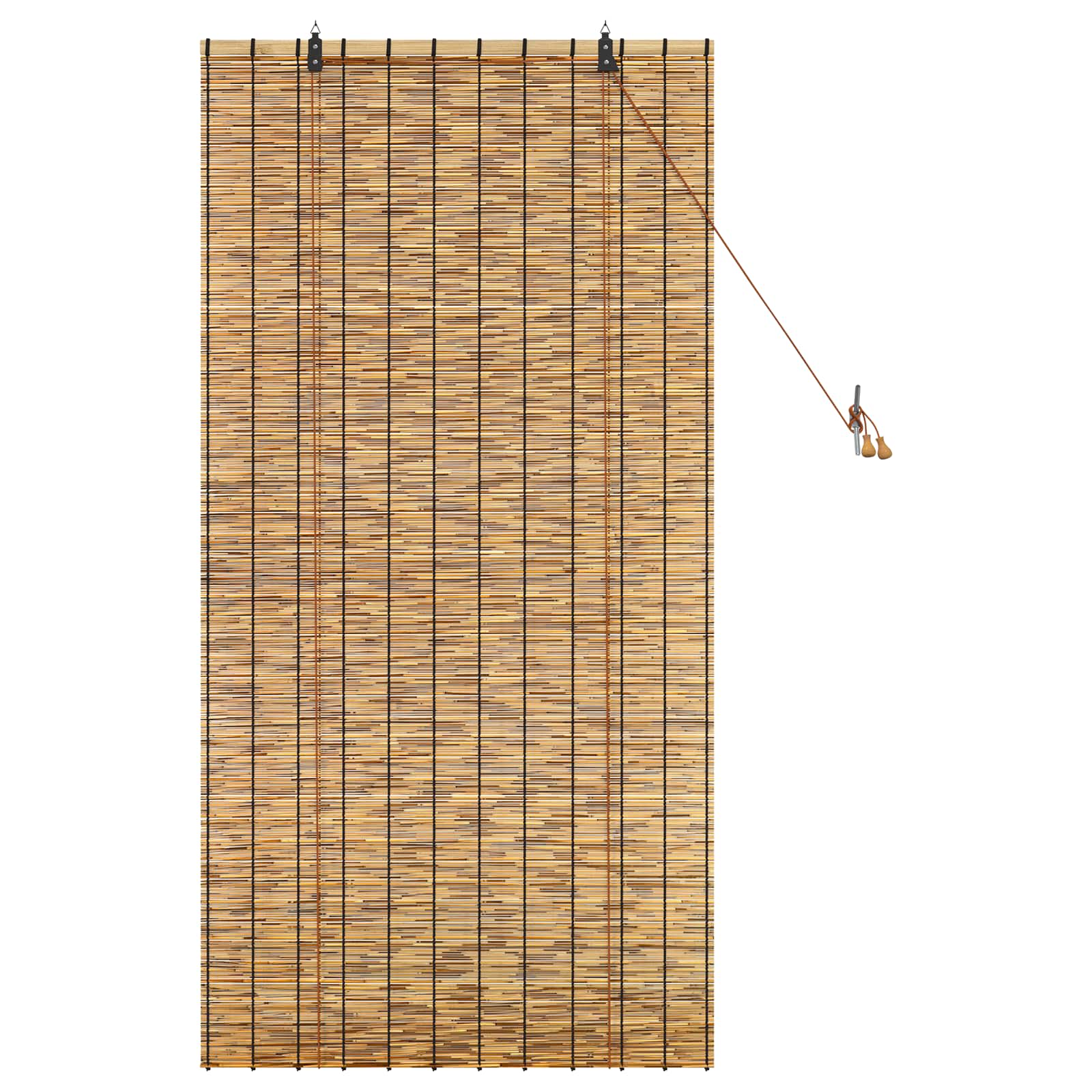 Ρόλερ (στόρι) Καφέ 80 x 160 cm Καλάμι - Pakobazaar